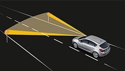 Фронтальная камера Opel Eye на Opel Astra