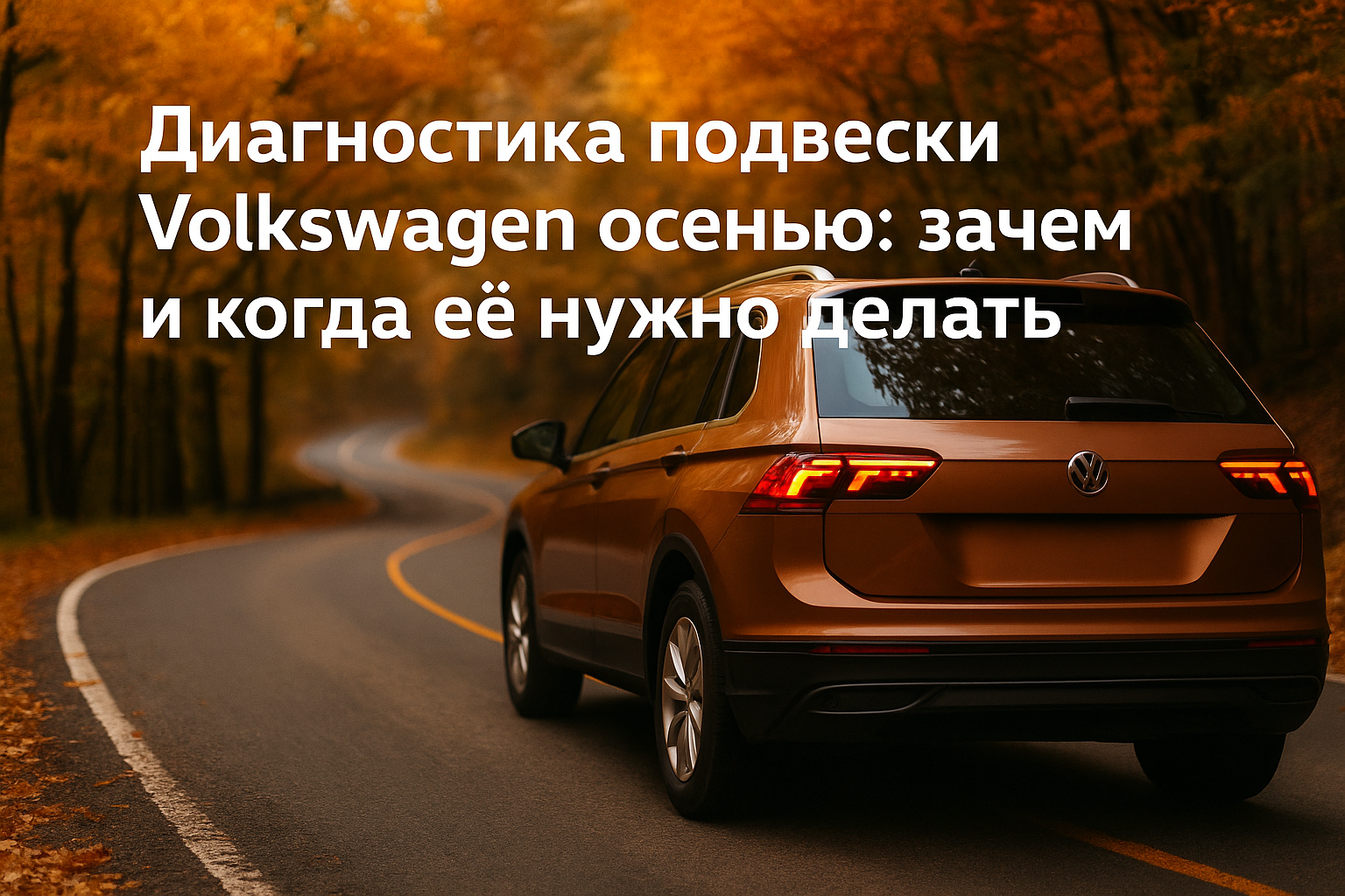 Диагностика подвески Volkswagen осенью: зачем и когда её нужно делать