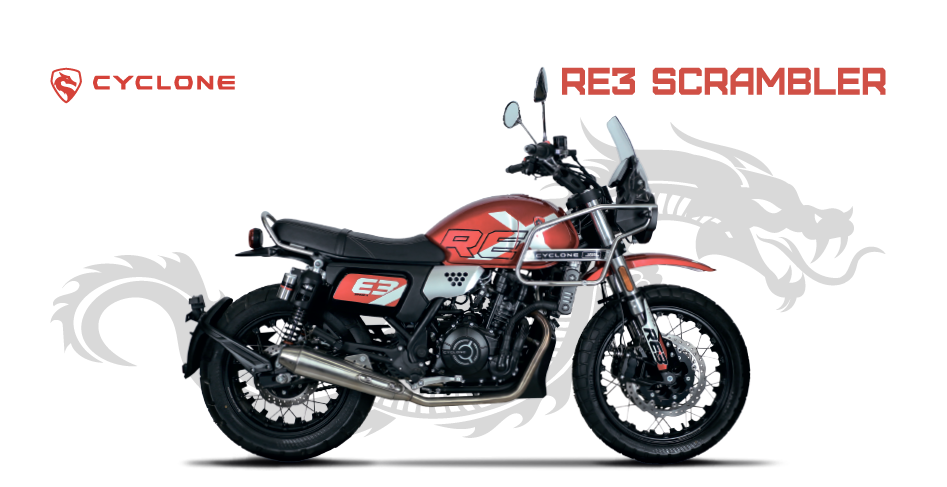 Мотоцикл CYCLONE RE3 Scrambler